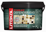 Затирка эпоксидная LITOKOL Starlike Defender EVO S.145 черный углерод  (1 кг)