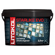 Затирка эпоксидная LITOKOL Starlike EVO S.140 черный графит (2,5 кг)