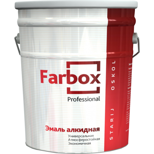 Эмаль ПФ-115 Белая (20 кг) Farbox / Фарбокс