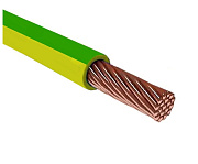 Провод ПВ-3 1х16 (ПУГВ) - желто-зеленый, гост (1м)