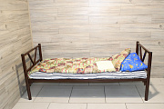 Кровать металлическая одноярусная Комфорт -5.1 (80см)