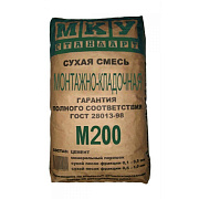 Сухая смесь монтажно-кладочная  М-200 (40 кг) МКУ