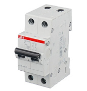 Автоматический выключатель ABB 2 полюсной (10A / тип / SH 202L)