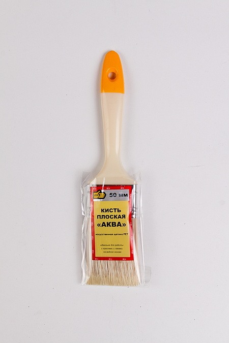 Кисть плоская малярная "Аква" (50 мм)