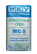 Плиточный клей МКУ Стандарт МС 5 (25 кг)