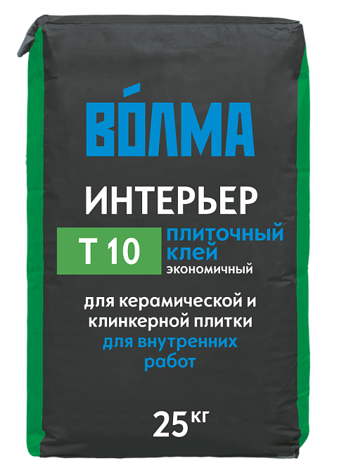 Плиточный клей ВОЛМА ИНТЕРЬЕР Т10(25 кг)