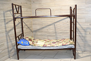 Кровать металлическая двухъярусная Комфорт-5.2 (80см)