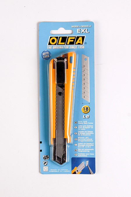 Нож строительный (малярный) (18 мм) OLFA / Олфа EXL