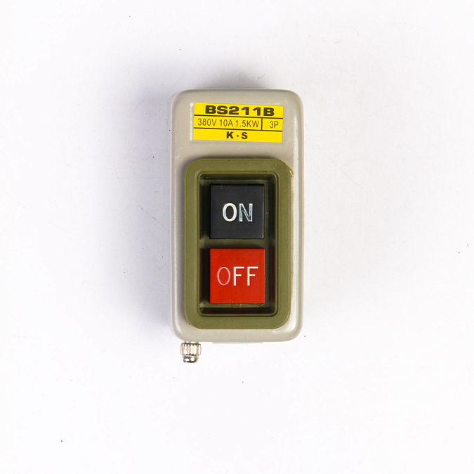 Кнопка силовая (выключатель кнопочный) BS211B/ 1,5 kw