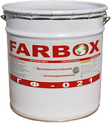 Грунтовка по металлу и дереву Farbox / Фарбокс ГФ-021 Красно-коричневая (20 кг)